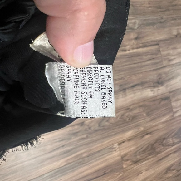 Sherri Hill Black Lace Corset Back Evening Deep V Gown Size 14 - Picture 11 of 15